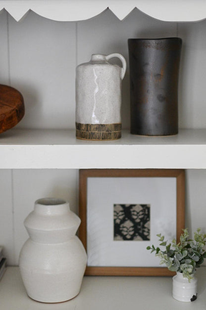 Modern White Vase - Maple Village Lane