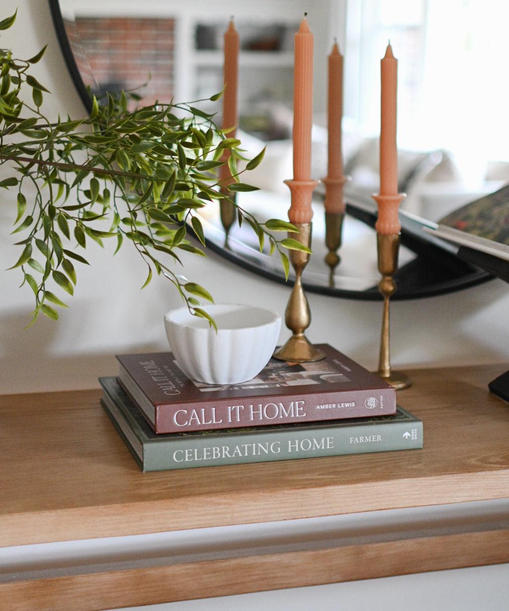 Textured White Bowl - Maple Village Lane