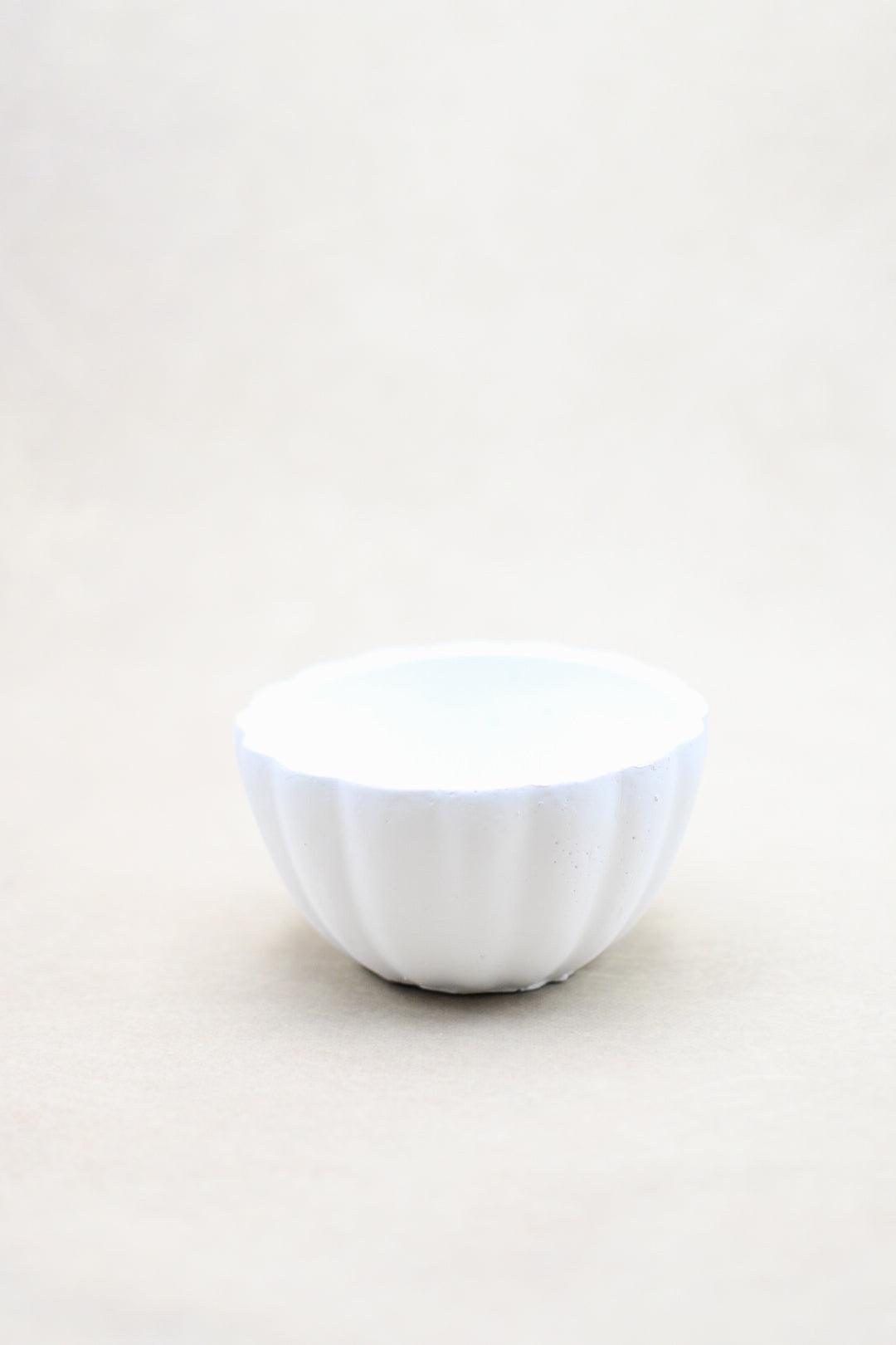 Textured White Bowl - Maple Village Lane