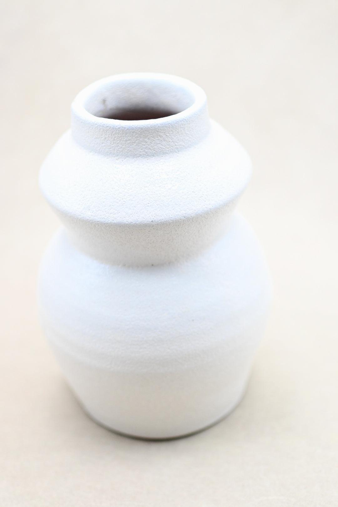 Modern White Vase - Maple Village Lane