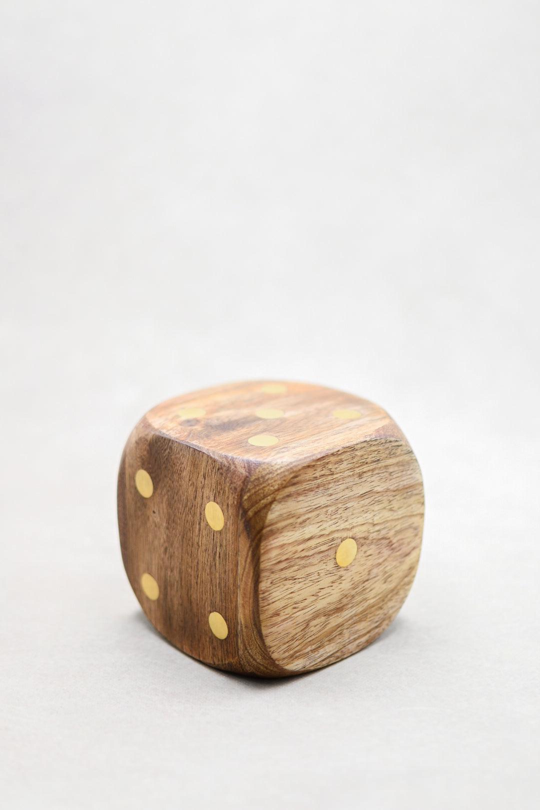 Decorative Wooden Dice - Maple Village Lane