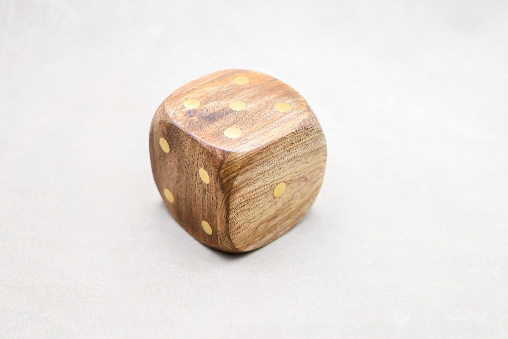 Decorative Wooden Dice - Maple Village Lane