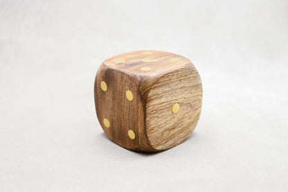 Decorative Wooden Dice - Maple Village Lane