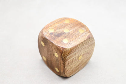 Decorative Wooden Dice - Maple Village Lane