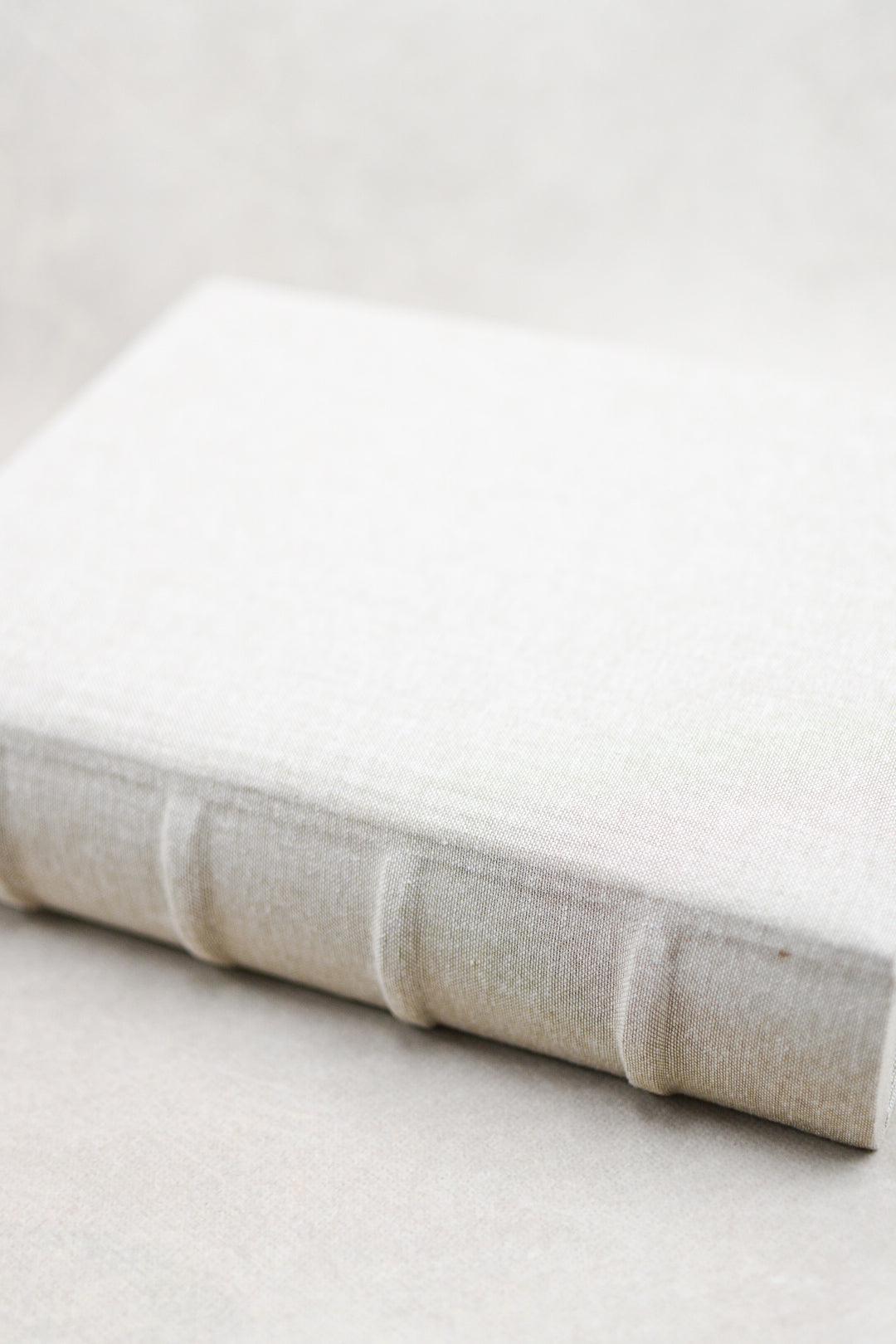 Linen Book with Storage - Maple Village Lane