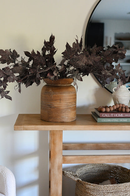 Faux Autumn Maple Leaf Stem