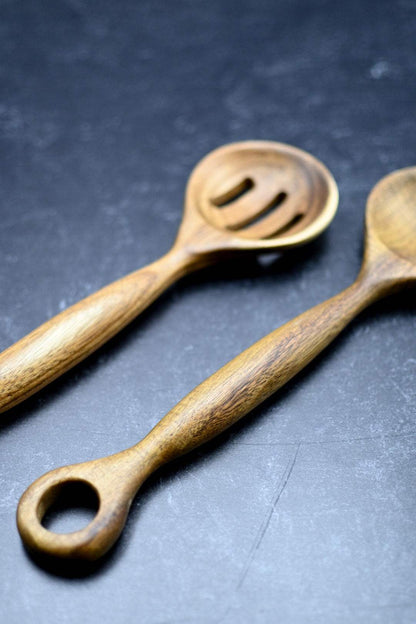 Wooden Spoon Set of 2 - Maple Village Lane