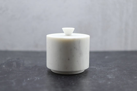 Marble Jar with Lid