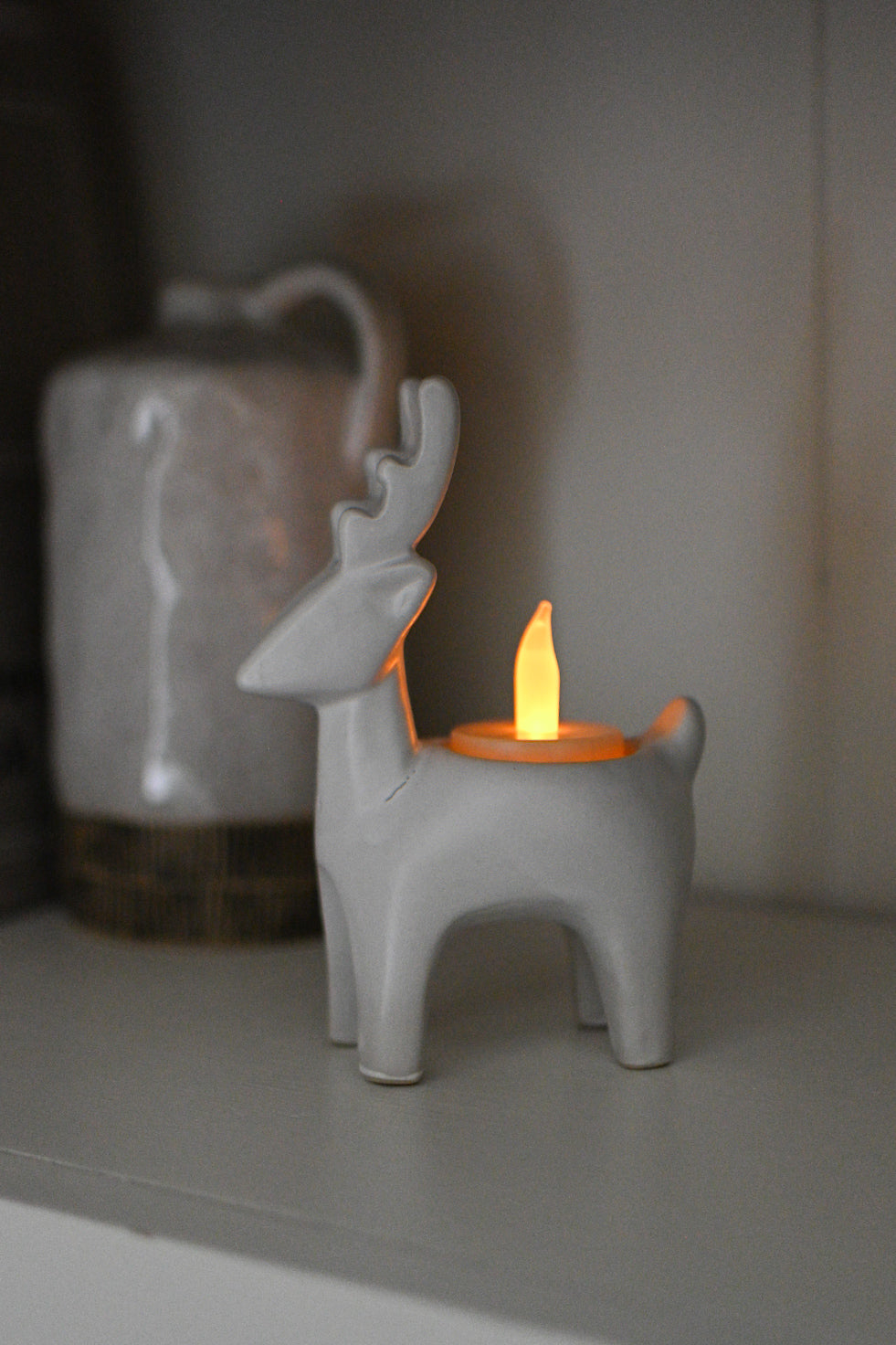 Deer Tea Light Candle Holder