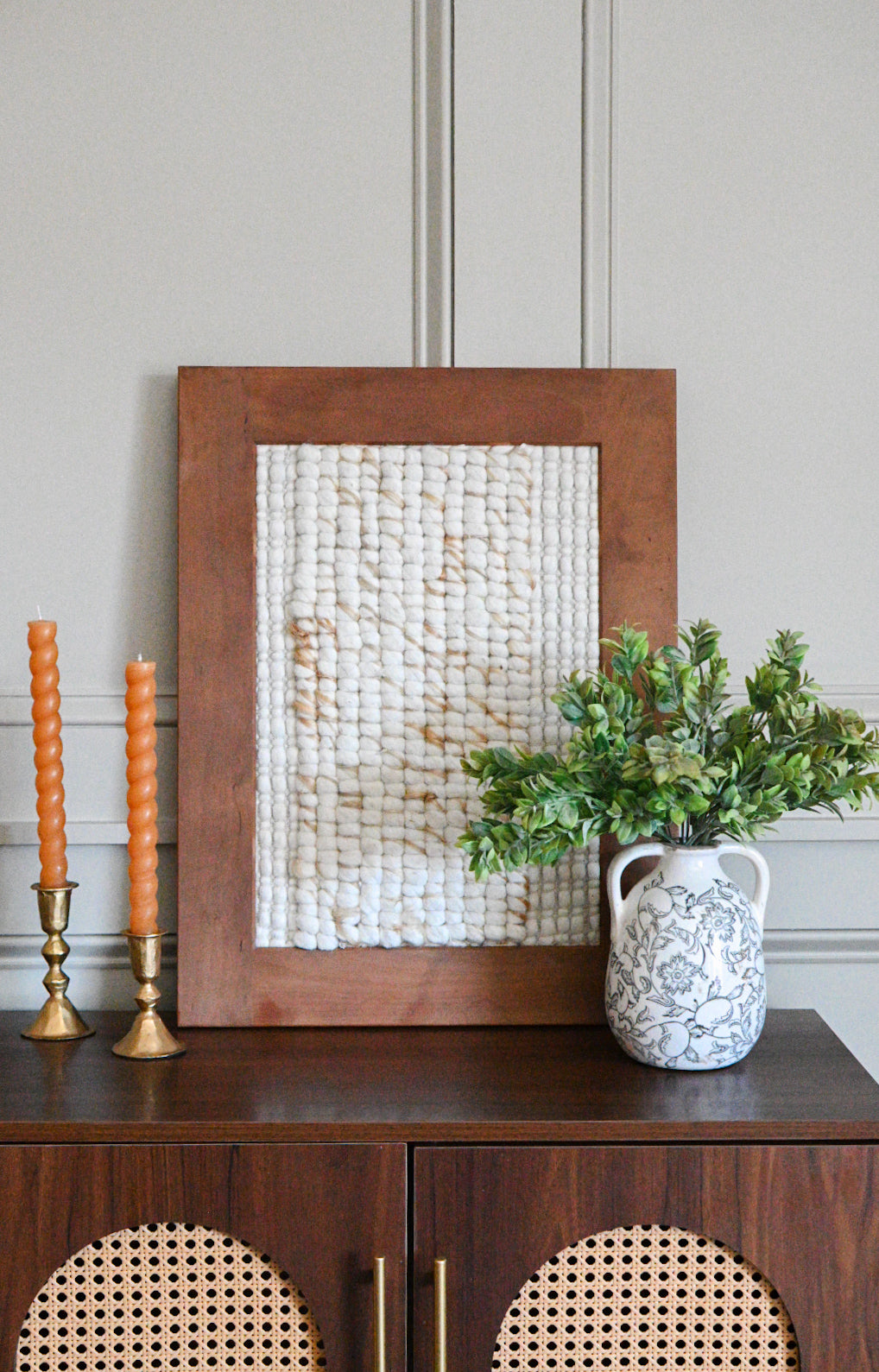 Threaded Harmony Textile Wall Art