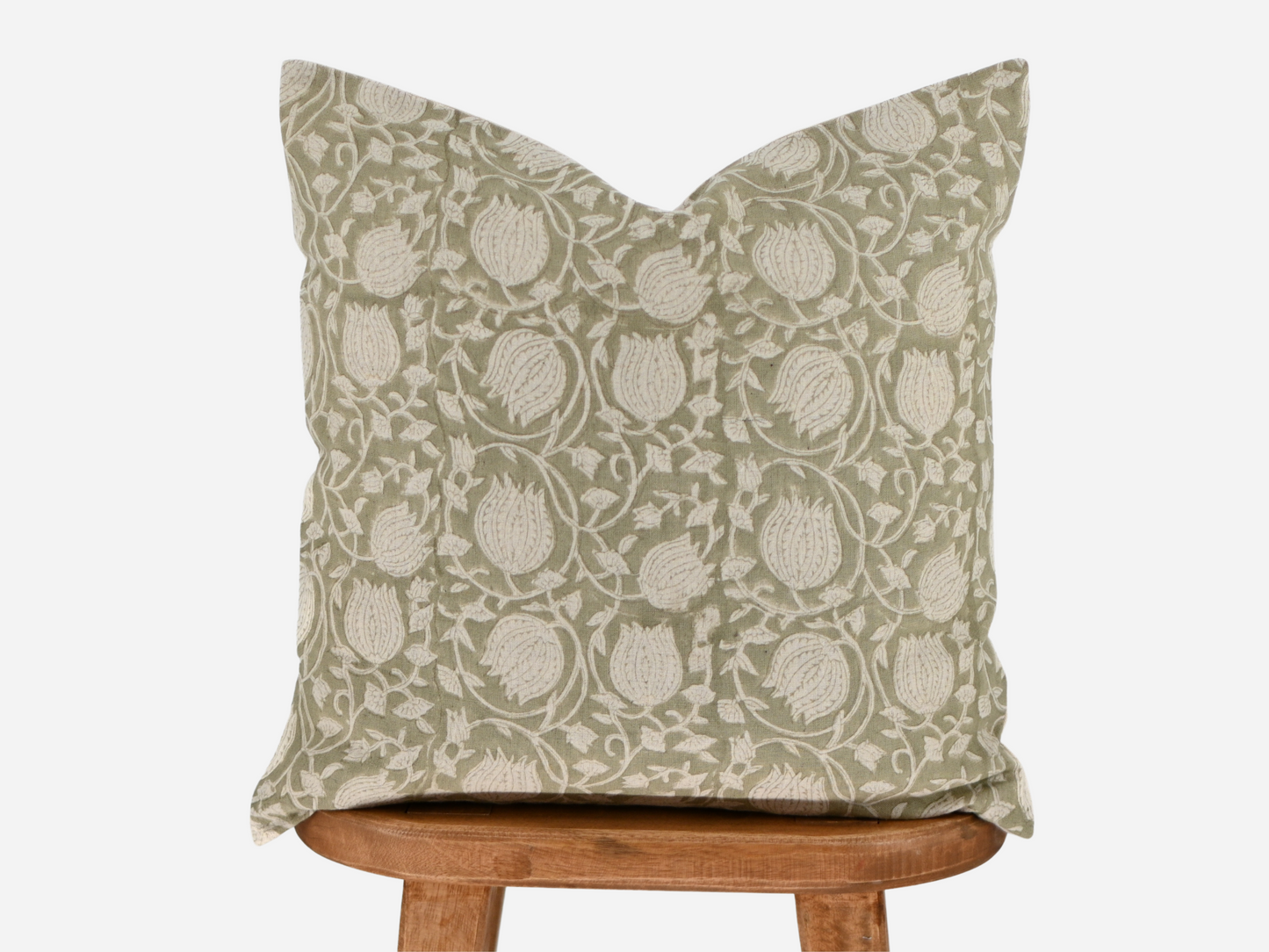 Winifred Block Print Pillow Cover