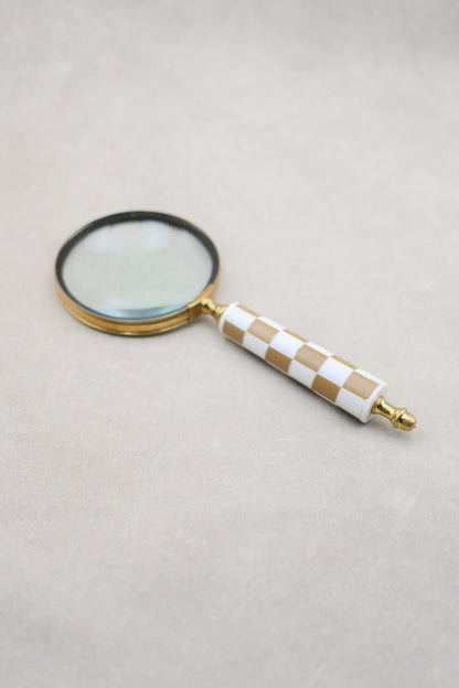 Checkered Magnifying Glass