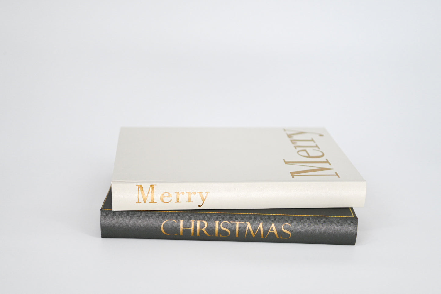 Faux Christmas Books, Set of 2