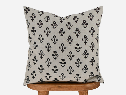 Naomi Block Print Pillow Cover