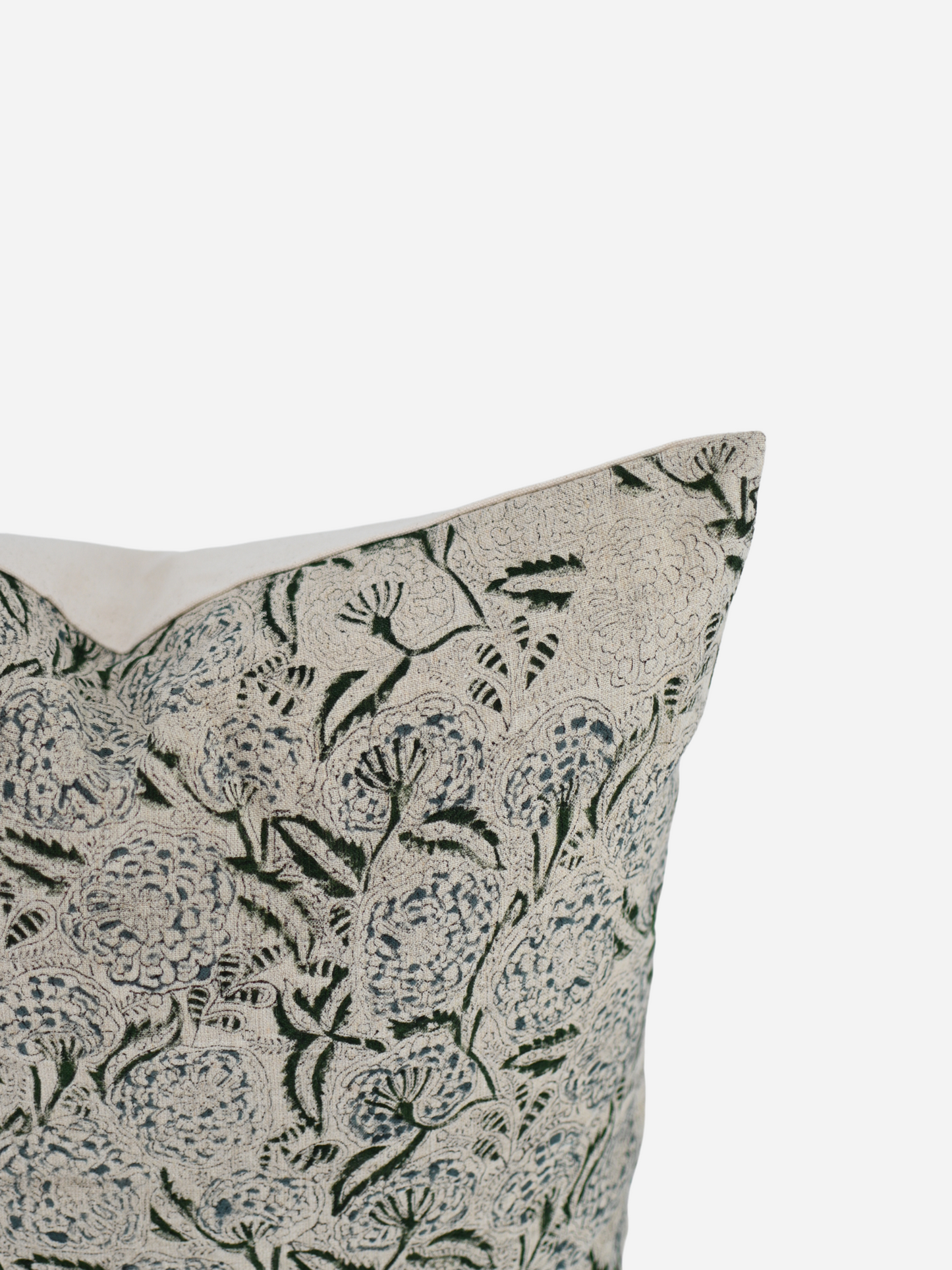 Ottilie Block Print Pillow Cover