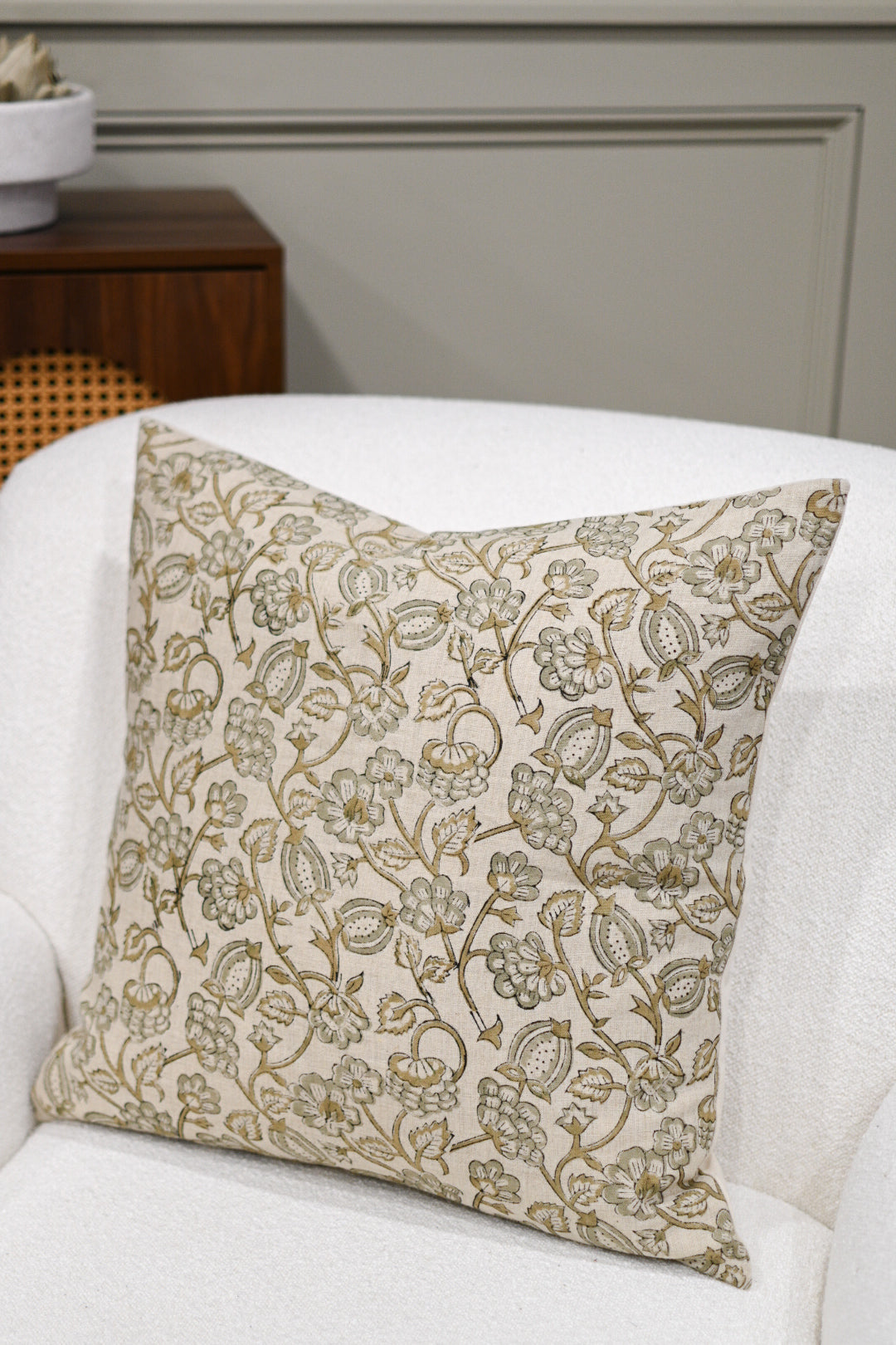 Elowen Block Print Pillow Cover