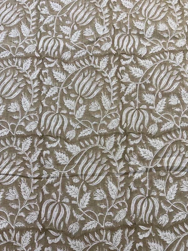 Saffron Hand Block Linen