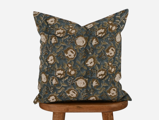 Gabriella Block Print Pillow Cover