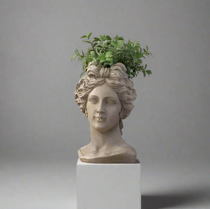 Grecian Head Pot