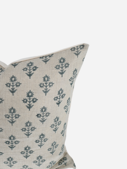 Handmade Gigi Block Print Pillow