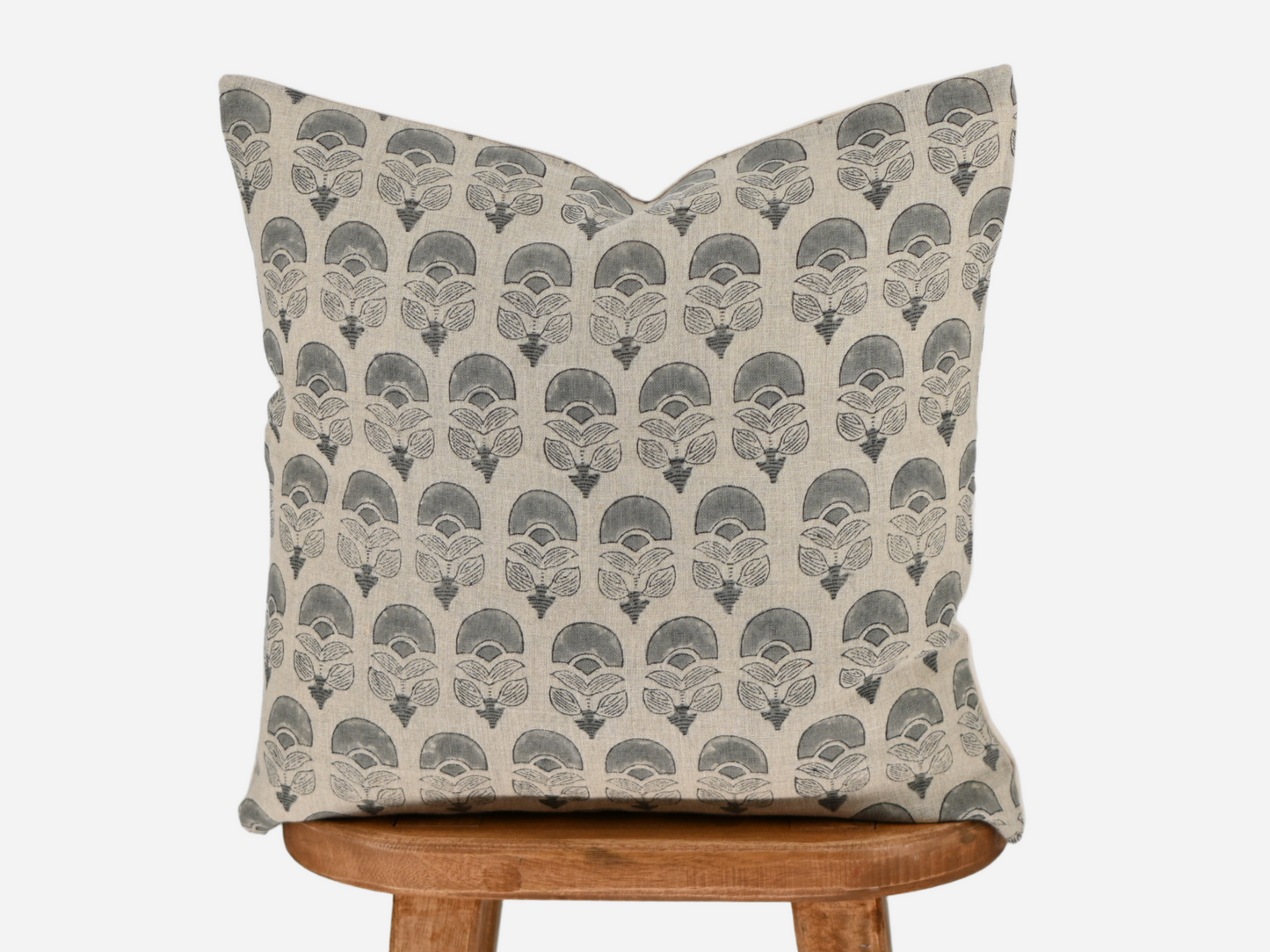 Hepburn Block Print Pillow Cover