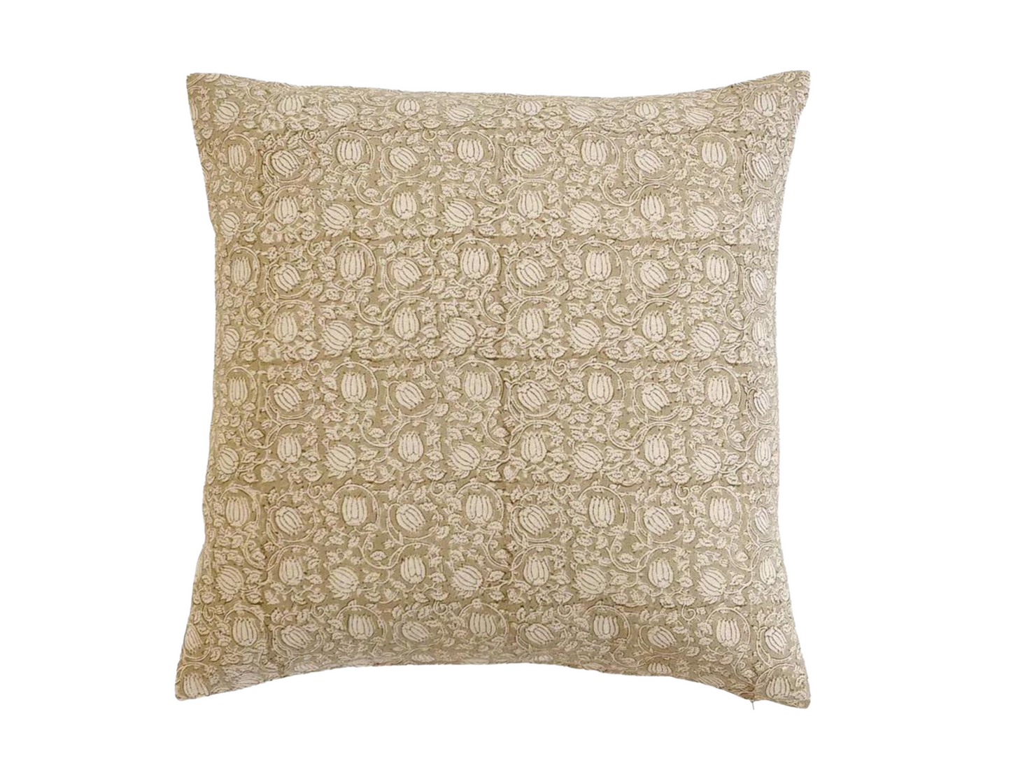 Genevieve Block Print Pillow Cover