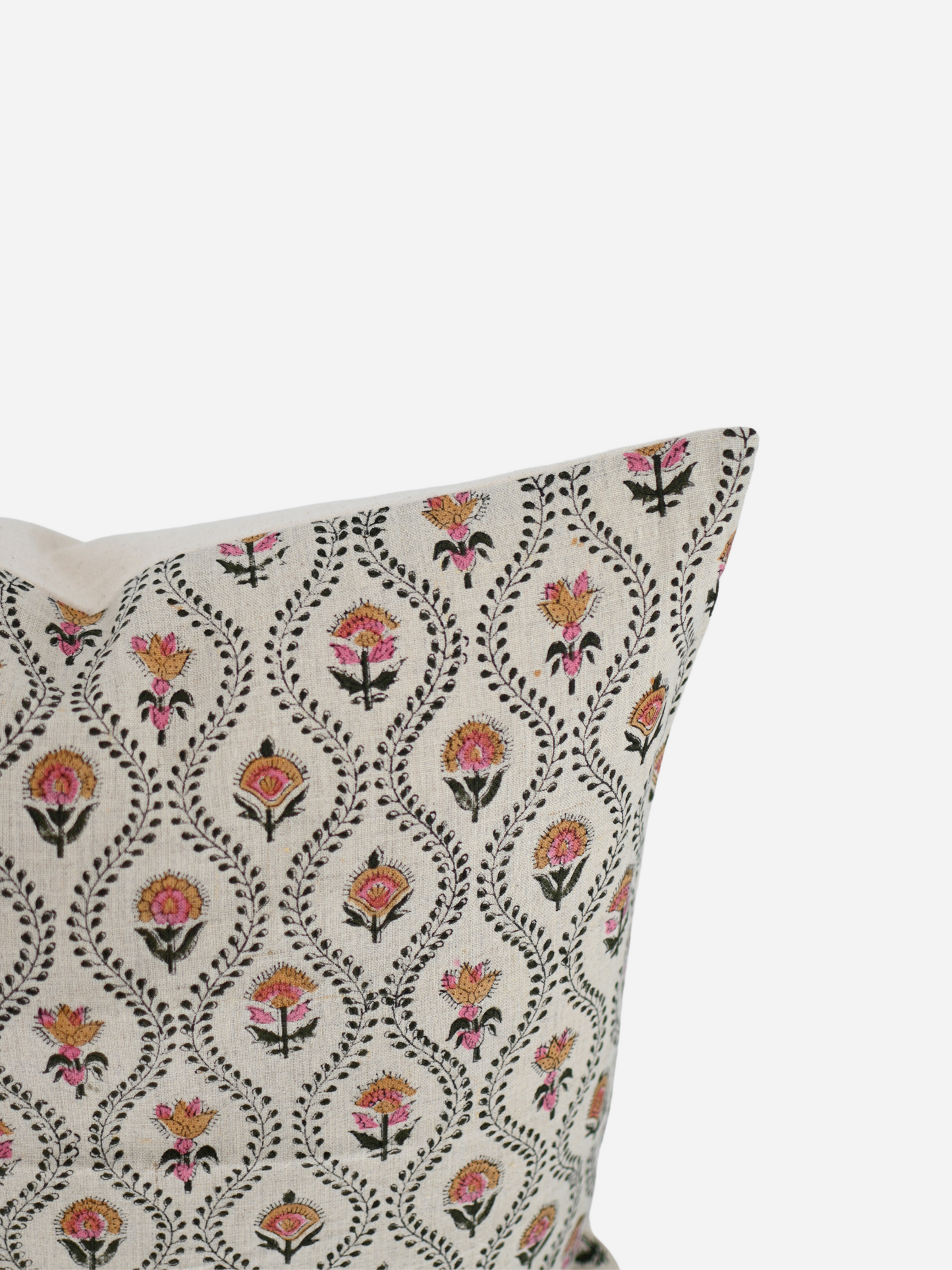 Seraphina Block Print Pillow Cover