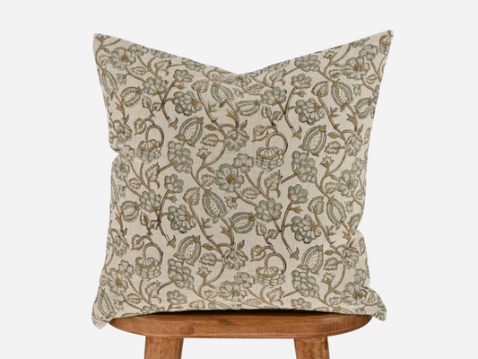 Elowen Block Print Pillow Cover