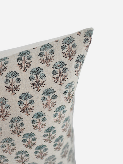 Alder Block Print Pillow Cover