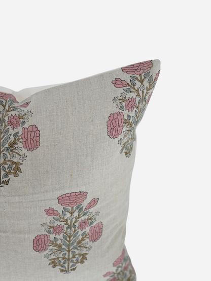 Nerina Block Print Pillow Cover