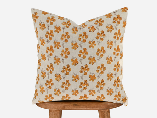 Amaris Block Print Pillow Cover