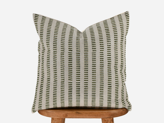 Vesper Block Print Pillow Cover