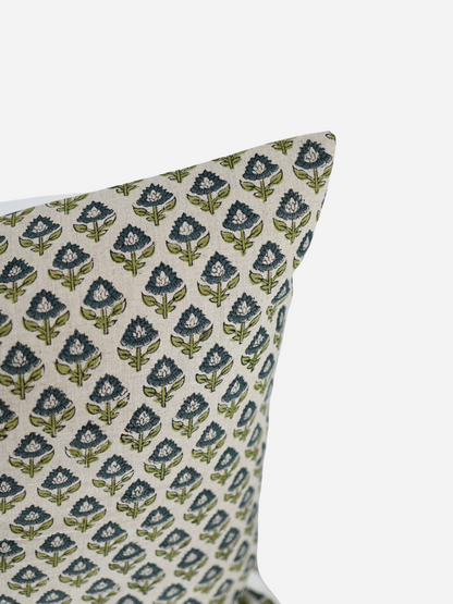 Noor Block Print Pillow Cover