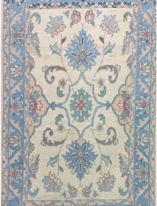 Oriental Ambrosial Hand Knotted Oushak Rug - Maple Village Lane