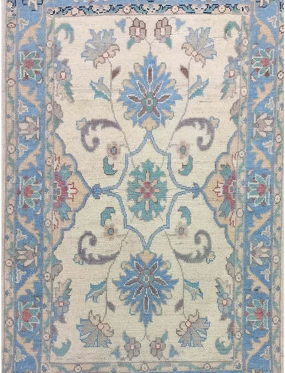 Oriental Ambrosial Hand Knotted Oushak Rug - Maple Village Lane