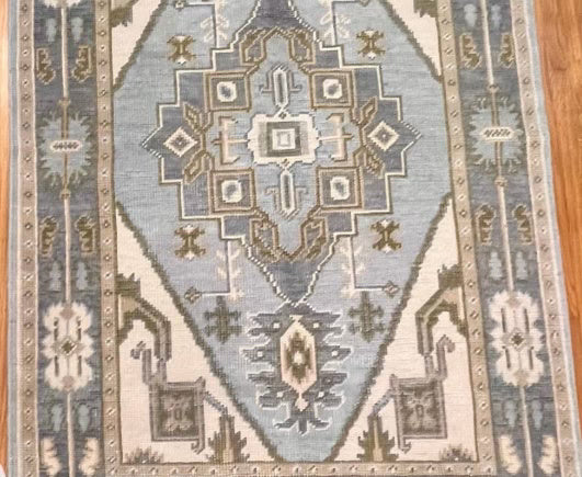 Oriental Chrysalis Hand Knotted Oushak Rug - Maple Village Lane