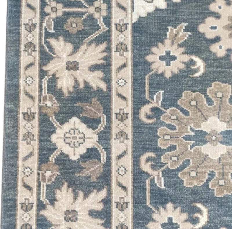 Oriental Radiance Hand Knotted Oushak Rug - Maple Village Lane