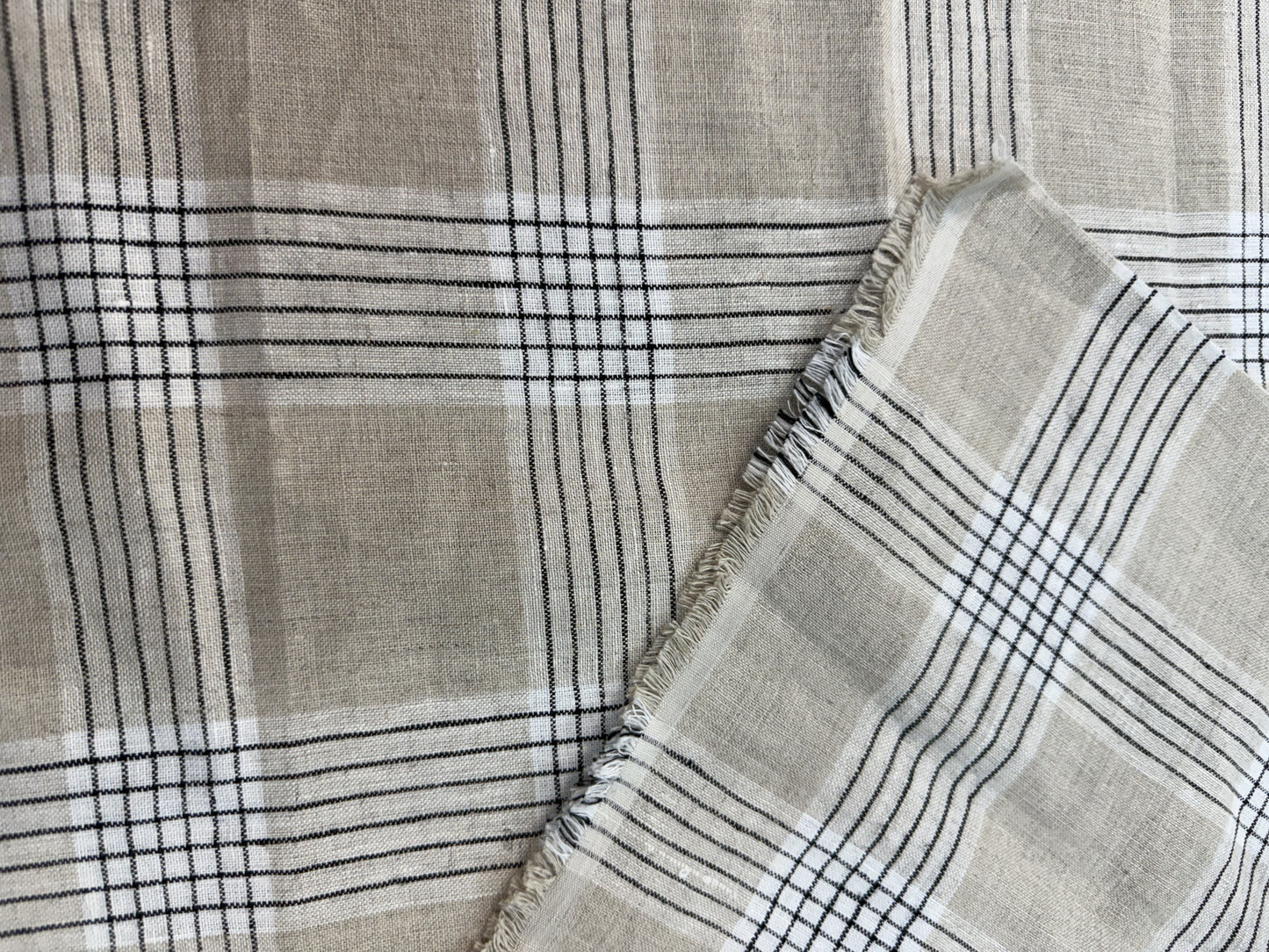 Anya Hand Woven Linen Fabric