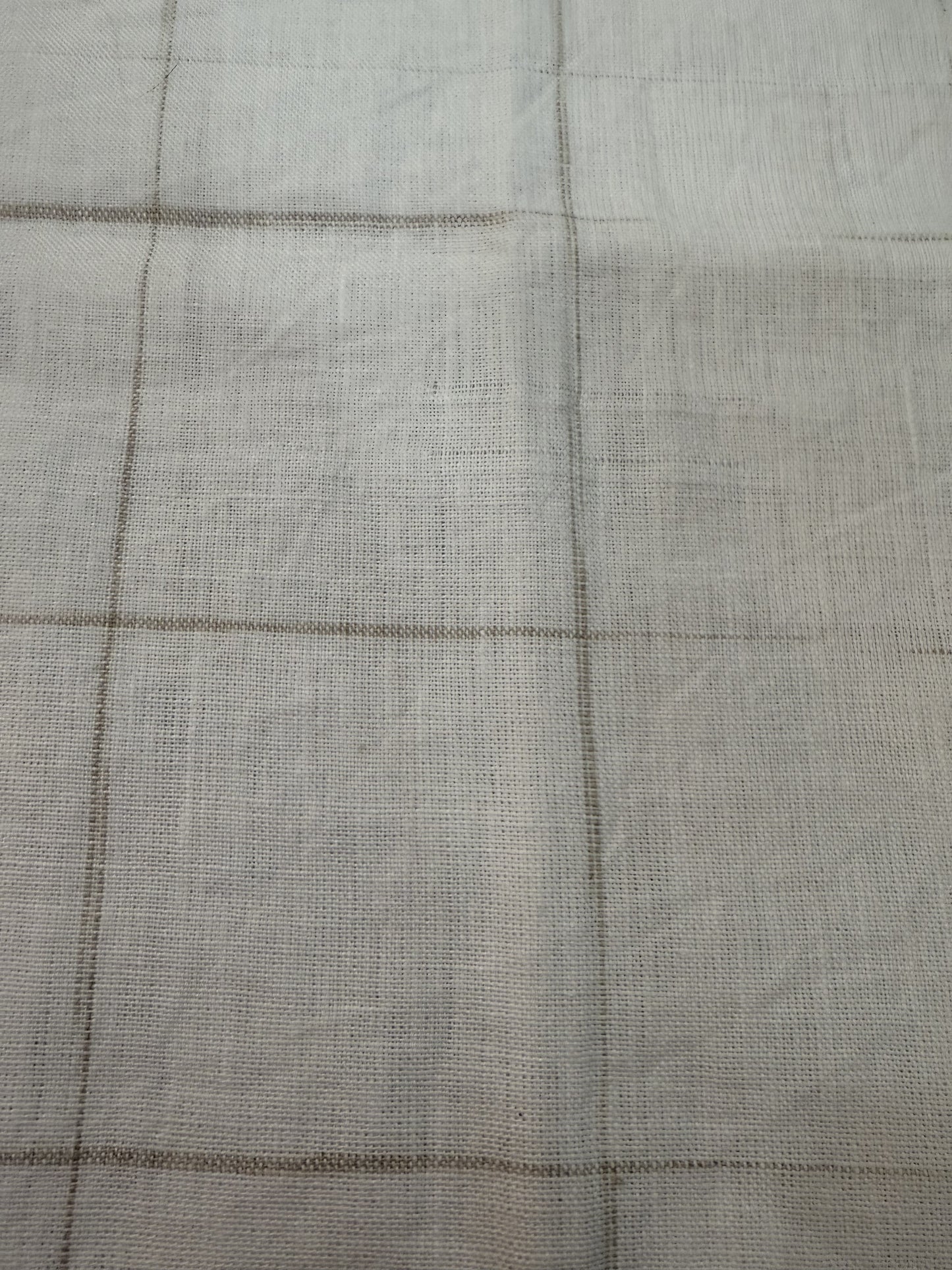 Poppy Hand Woven Linen Fabric