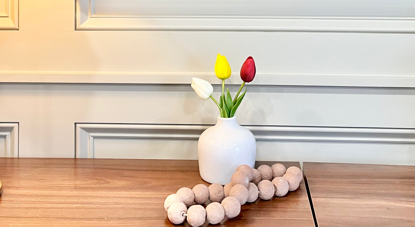 White Bud Vase