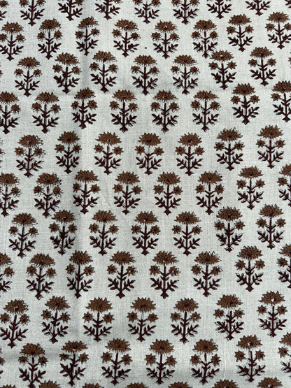 Zelda Hand Block Printed Linen