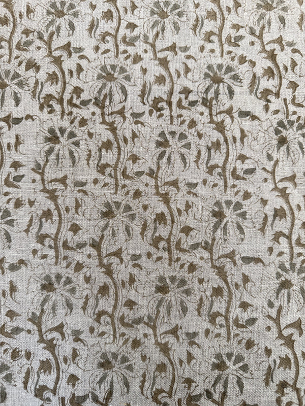 Edie Block Printed Linen