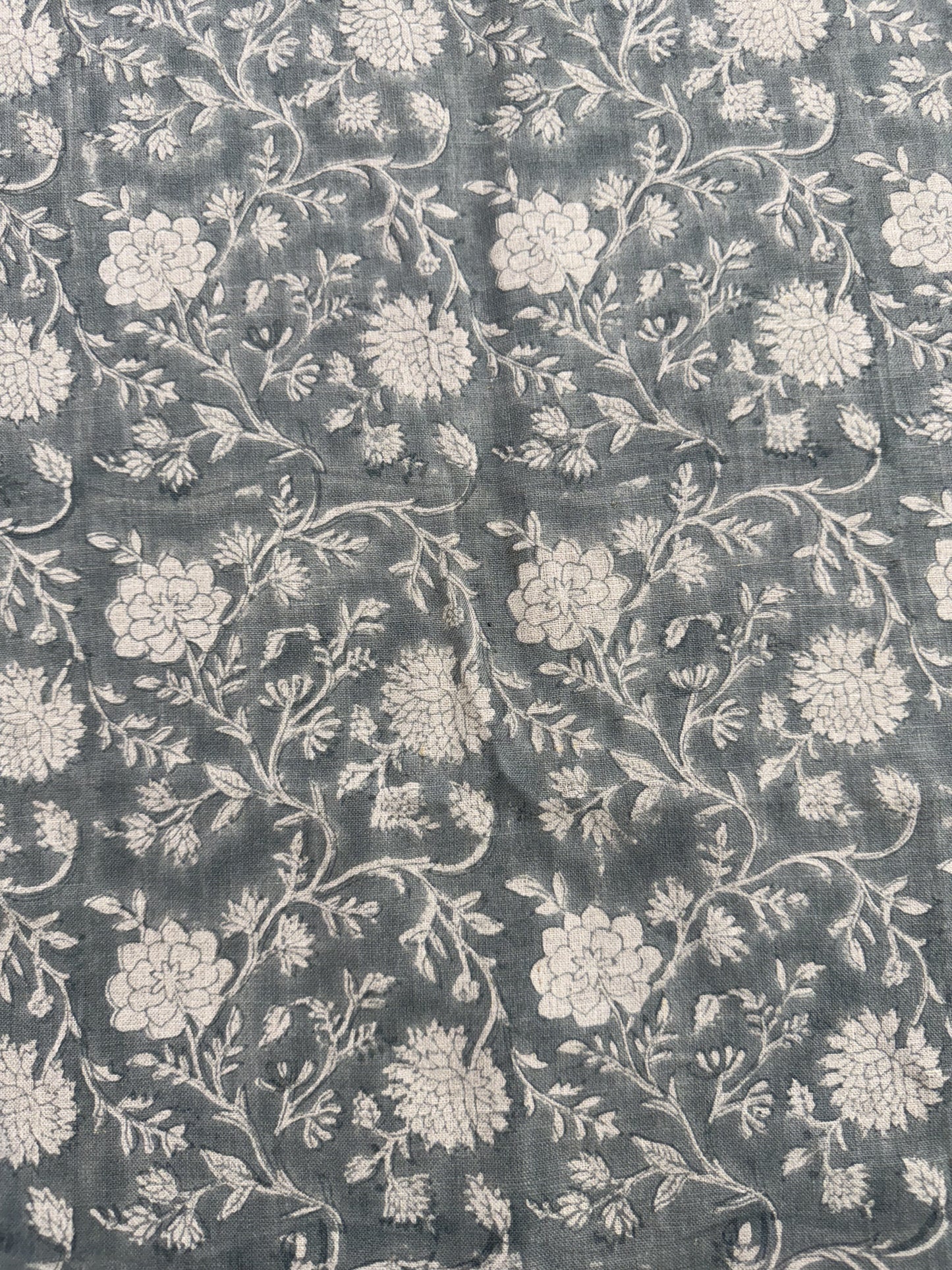 Lila Hand Block Printed Linen
