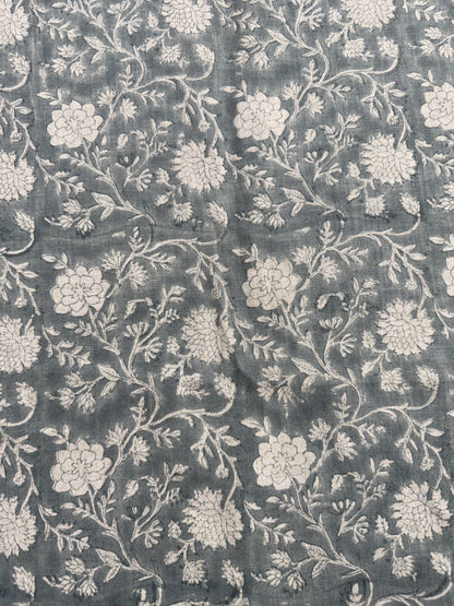 Lila Hand Block Printed Linen