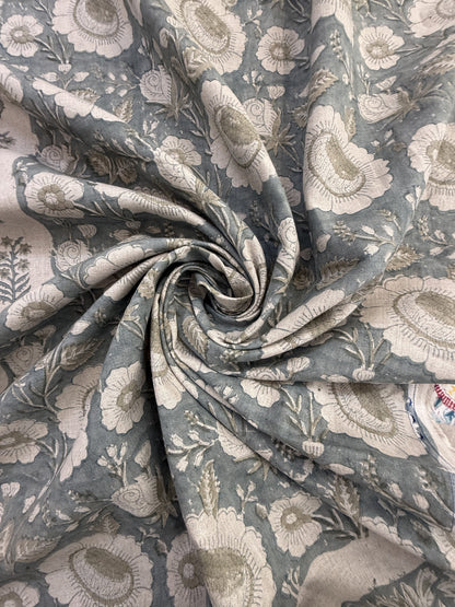 Romy Printed Linen Fabric