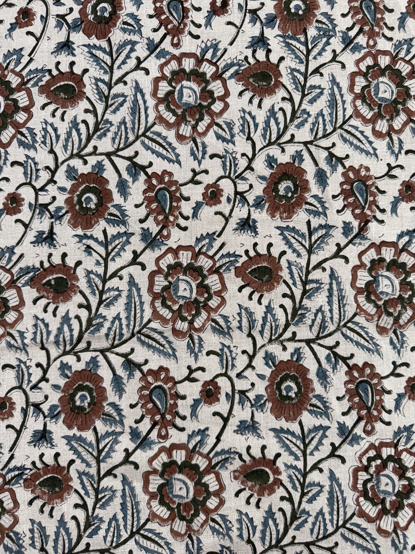 Cleo Block Print Linen