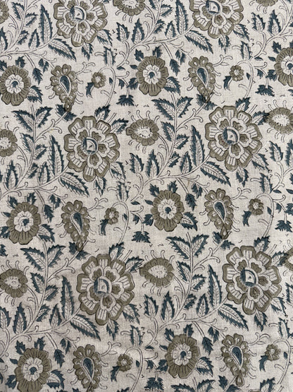 Cleo Block Print Linen