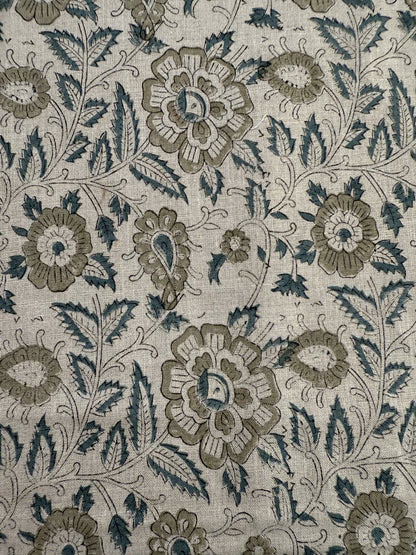Cleo Block Print Linen
