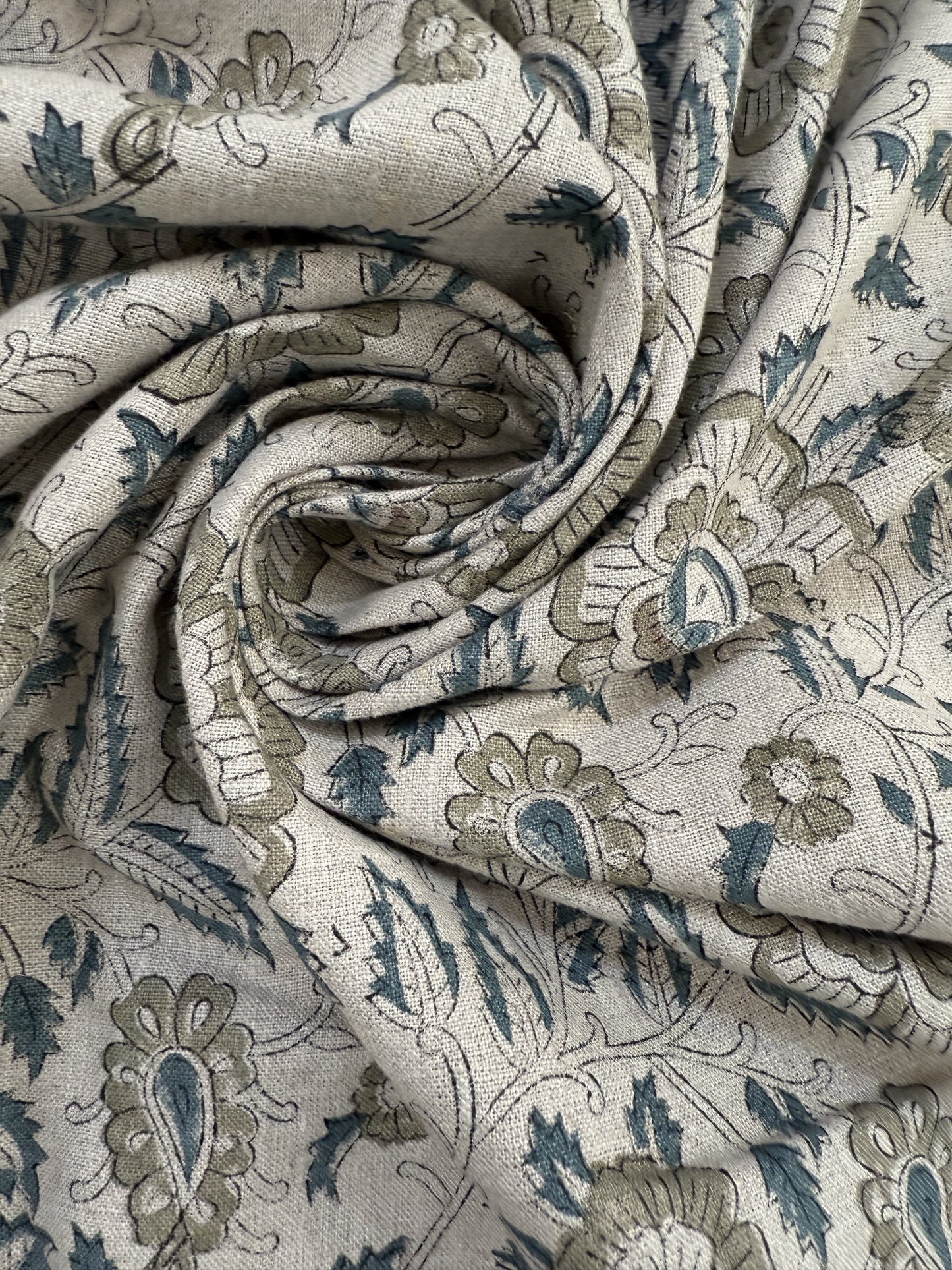 Cleo Block Print Linen