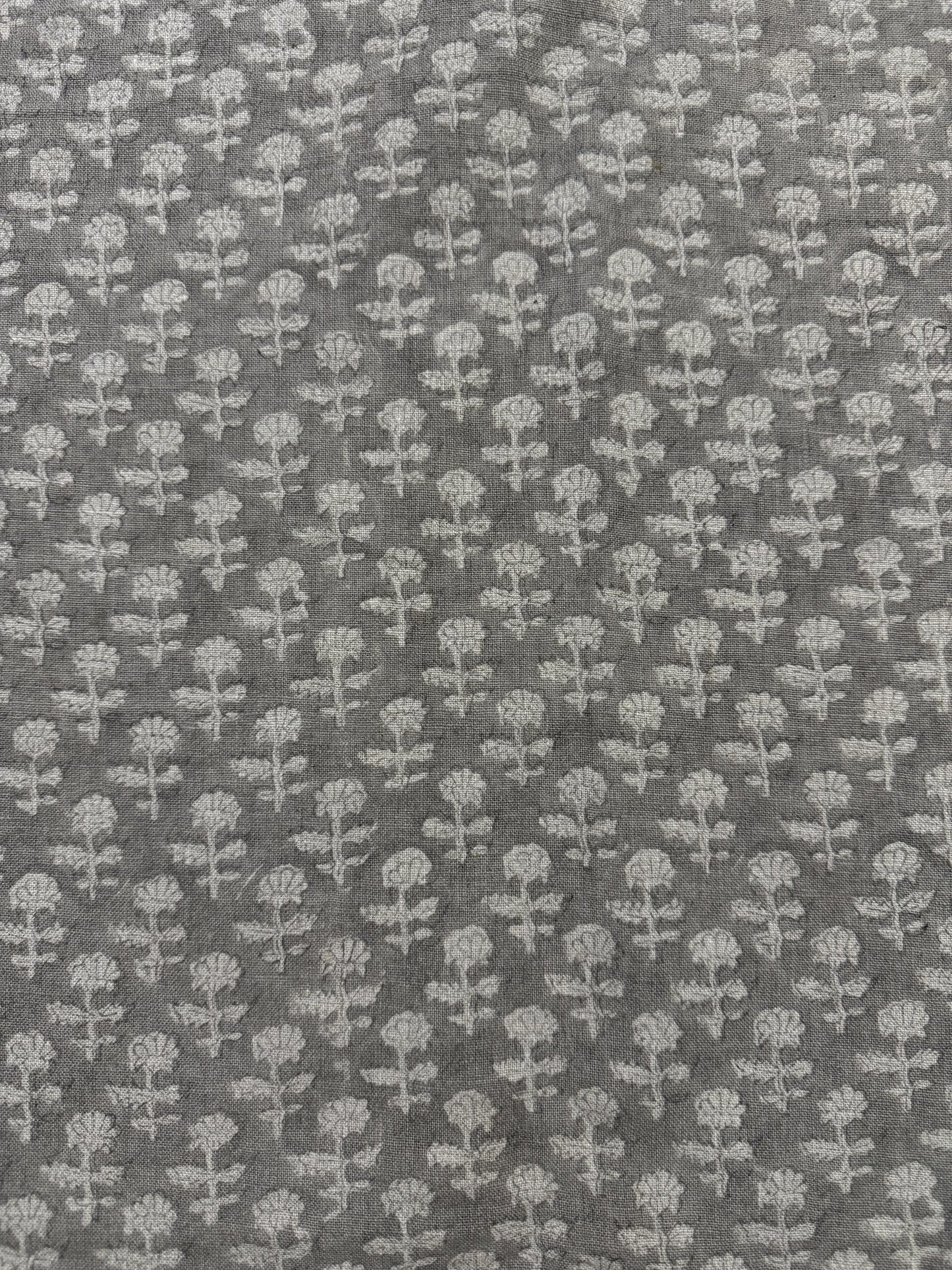 Iris Linen Block Print